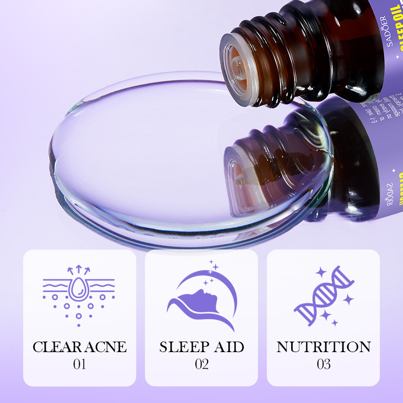 SADOER Lavender Sedative Sleep Essential Oil and Fatigue-relieving essential oil cross-border export wholesale Specification drawing