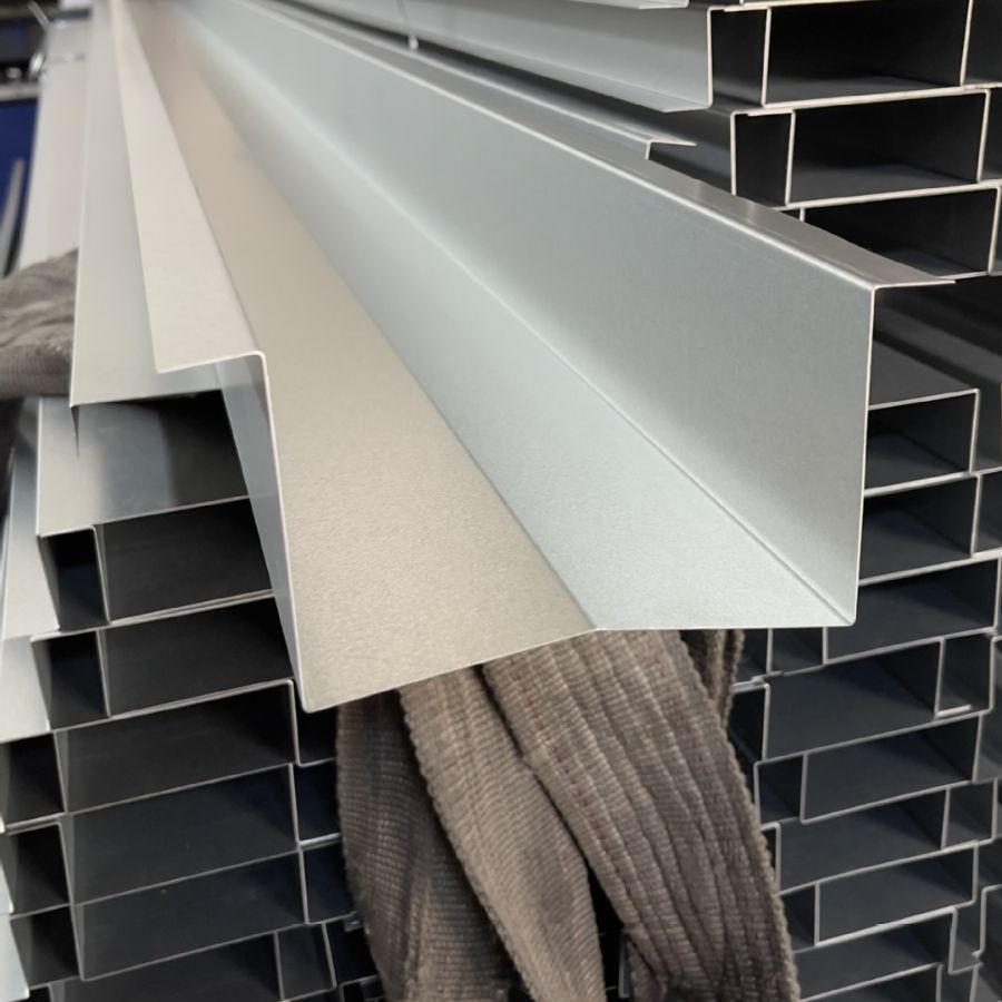 Foshan aluminum-magnesium-zinc coated waterproof water trough, drainage trough, anti-corrosion U-shaped trough, self-repairing Bipv zinc-aluminum-magnesium photovoltaic water trough Application Scenario