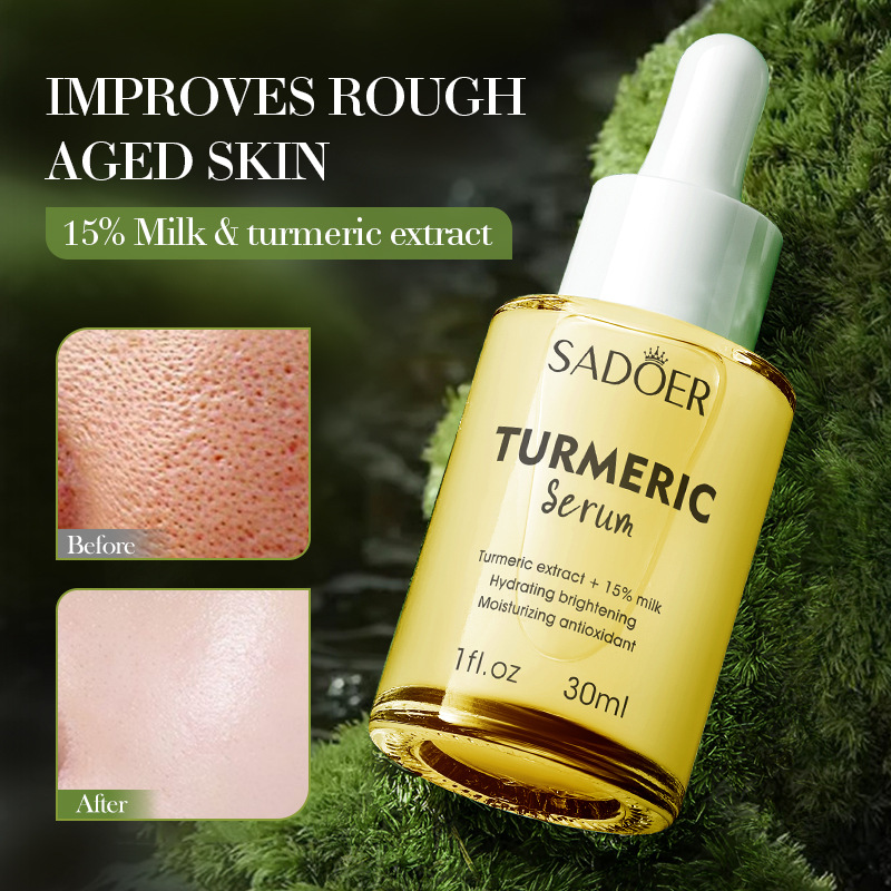 Cross-border export wholesale of SADOER Turmeric Milk Antioxidant Essence and Hydrating Essence in full English details Picture