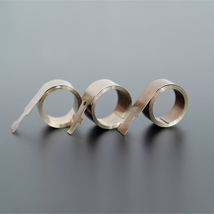 Floor fan lifting spring spring 301 stainless steel precision coil spring constant force vortex coil factory direct sales shock absorption Specification drawing
