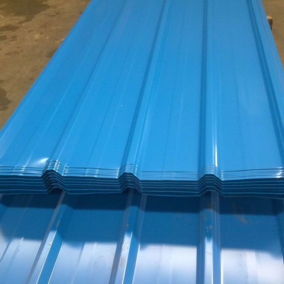 Guangdong building materials color steel plate single-layer color steel tile 1.0mm thick color steel corrugated plate antique color steel tile Application Scenario