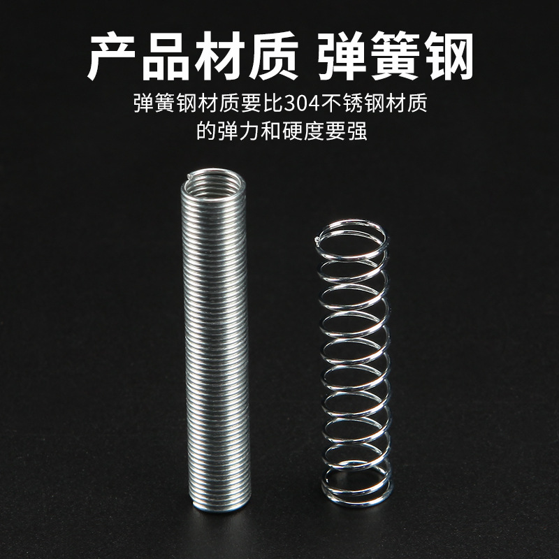 200PC spring tension spring Compression spring set, tension band hook, band hook, spring plastic box set, hardware accessories DIY Specification drawing