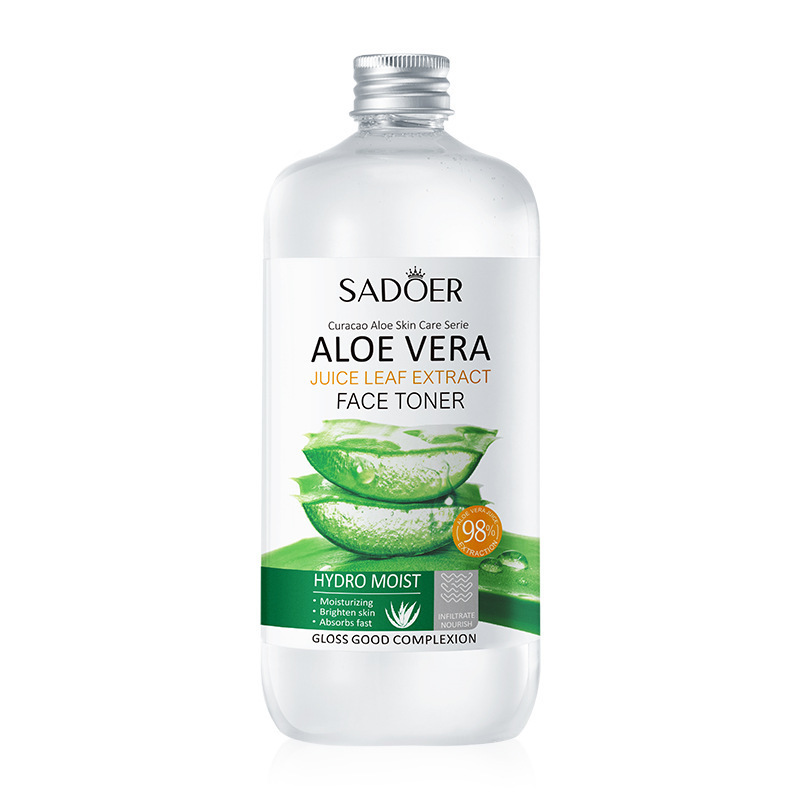 Cross-border wholesale of SADOER Aloe Vera Fresh Extract Water for hydrating, moisturizing, caring and shrinking pores Item Picture
