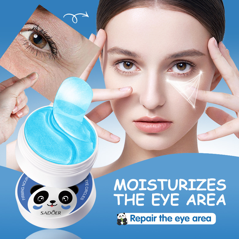 SADOER Blueberry Extract Firming and Nourishing Eye Mask, Hydrating and Caring Eye Mask Cross-border export wholesale Specification drawing