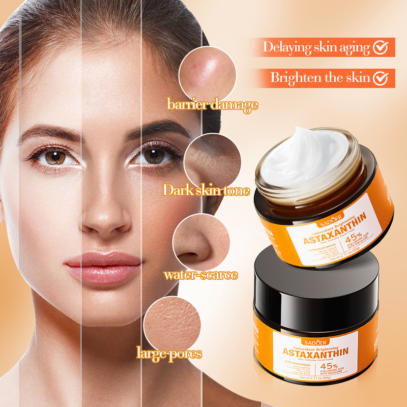 Cross-border export wholesale of SADOER astaxanthin Antioxidant Brightening Cream and Hydrating Beauty Cream details Picture