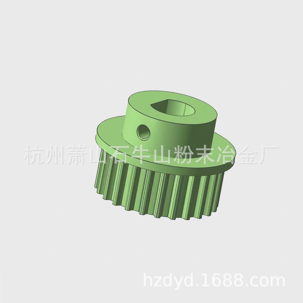 Customized cylindrical spur gears, hardware and mechanical parts, iron-based stainless steel powder metallurgy Specification drawing