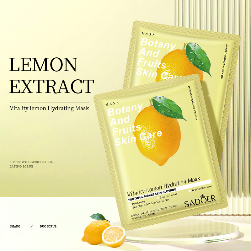 All-english SADOER plant-based Facial mask, hydrating and moisturizing facial mask patch, cross-border export wholesale Application Scenario