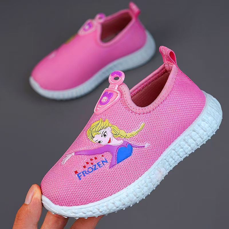 2024 New children's shoes: thick-soled durable sports shoes for boys and girls, soft-soled anti-slip shoes, and children's casual board shoes Specification drawing