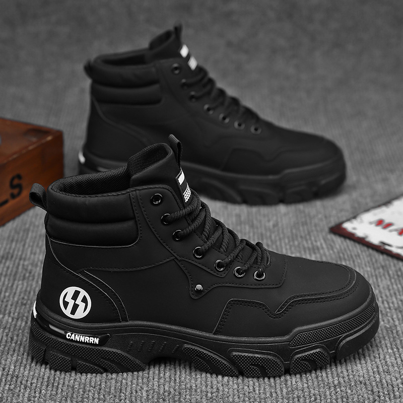 High-top Dr. Martens boots men's autumn 2024 new workwear shoes Men's Korean style versatile British retro thick-soled ankle boots Application Scenario