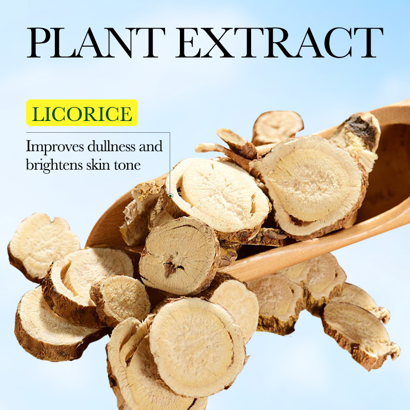 Cross-border export wholesale of SADOER Licorice VC Hydrating Whitening Essence and Brightening Essence in full English Specification drawing