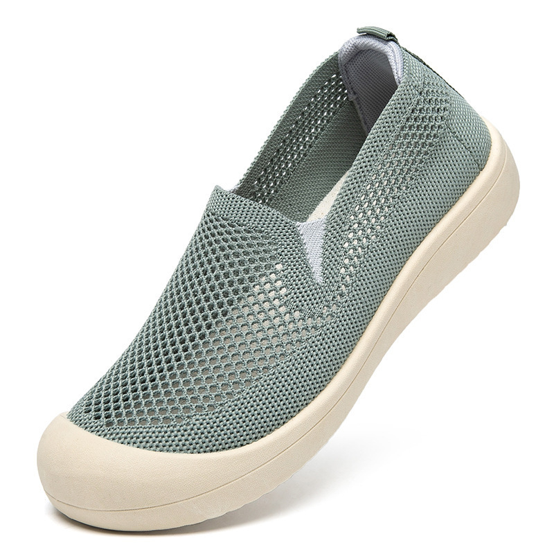 Wholesale of new women's shoes for Spring/Summer 2025, featuring ethnic style, mesh surface, cross-border breathable, and for casual use in foreign trade Application Scenario