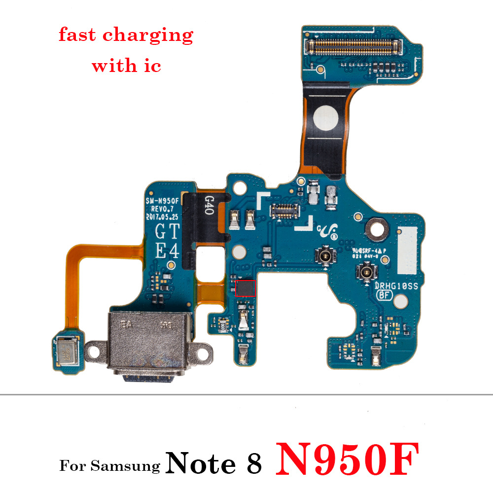 Compatible with Samsung Note10 fast charging tail plug USB charger connector board port note8 9 details Picture
