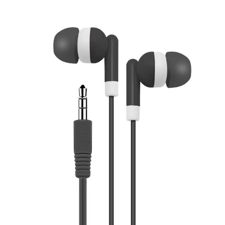 3.5MM in-ear wired headphones without labels, suitable for MP3 players, tablet computers, bass, mobile phones, and color headphones full figure