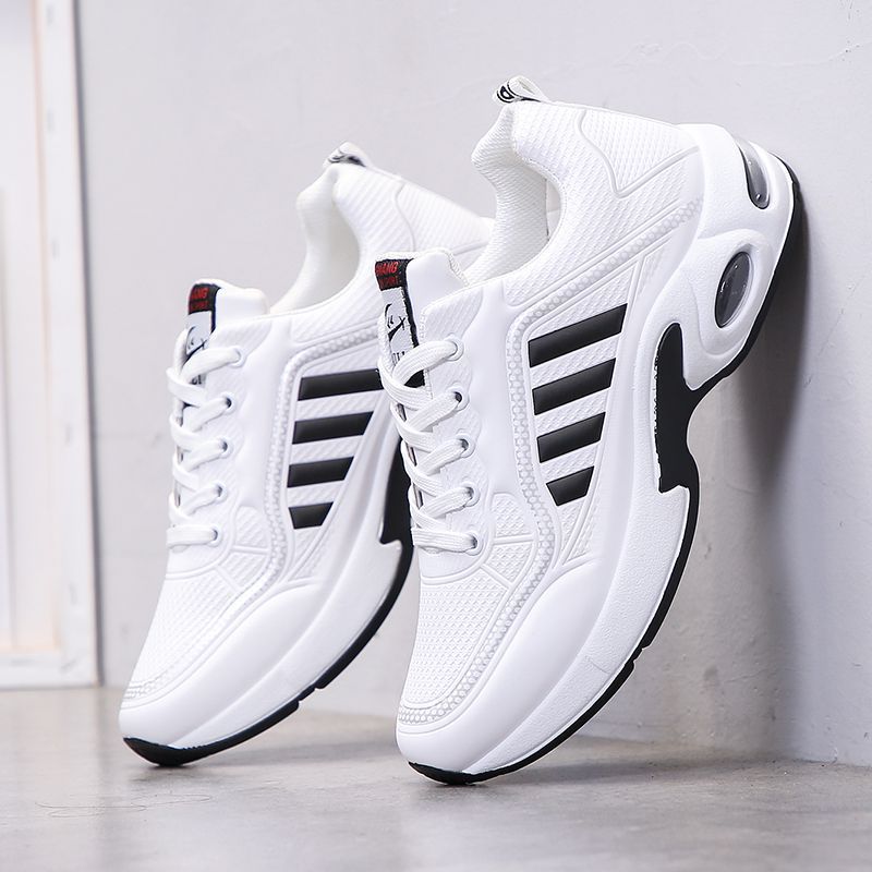 Men's sports shoes 2024 Autumn new trendy shoes for men, comfortable and casual student shoes, white leather running men's shoes Application Scenario