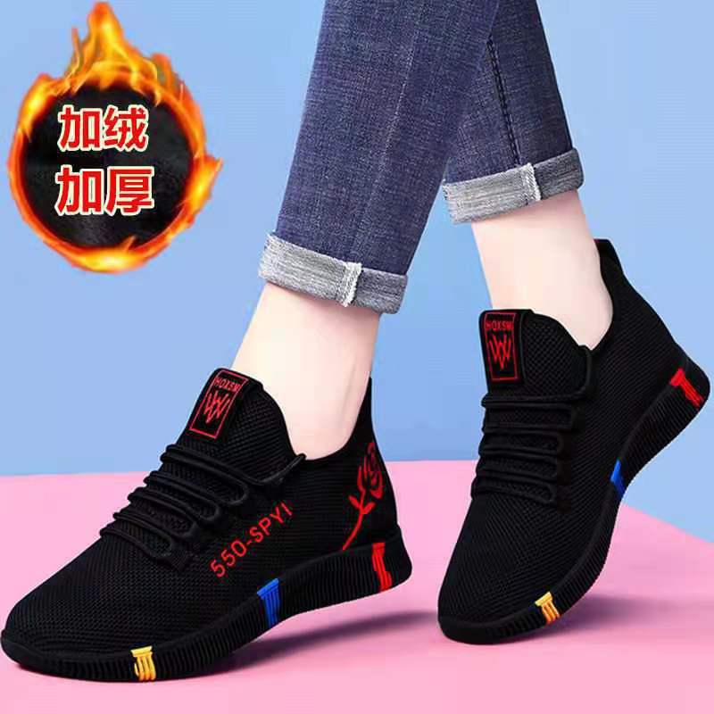 Summer new style women's shoes, old Beijing cloth shoes, women's walking shoes, soft-soled breathable, mom sports shoes, fashionable and casual single shoes details Picture