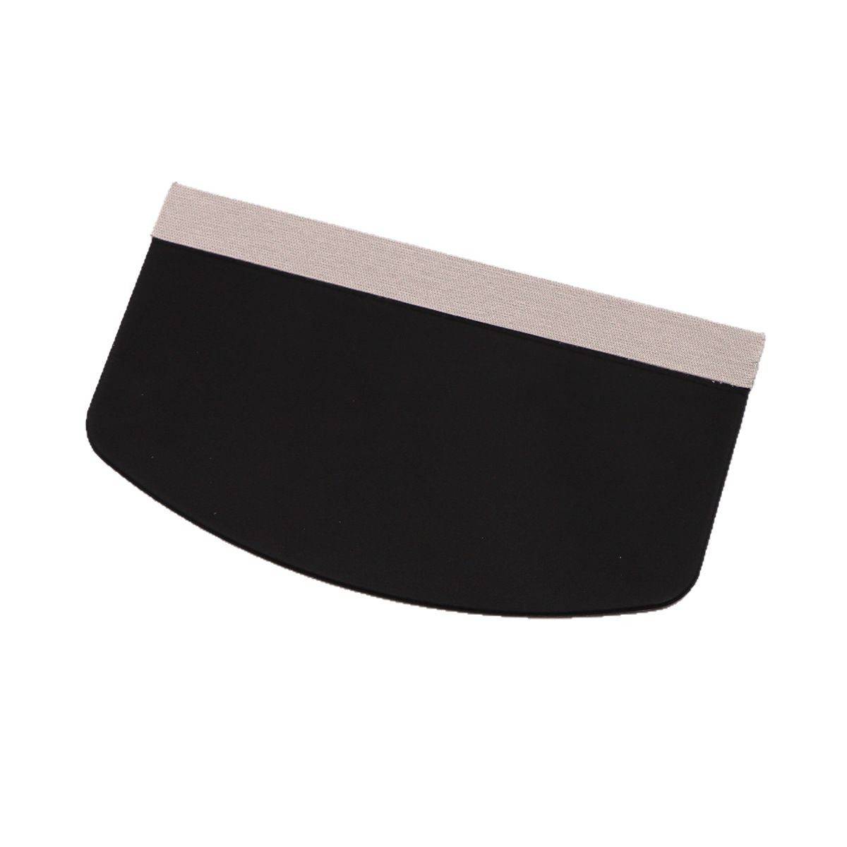 Plastic hard scraper card 5*9CM, auxiliary scraper for mobile phone, tablet and car film application, with cloth for bubble removal Item Picture