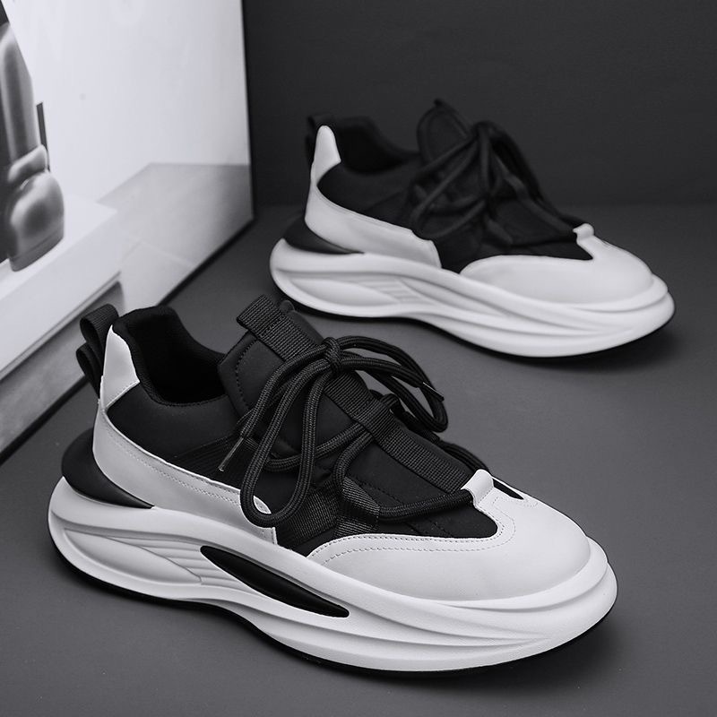 New summer men's shoes: breathable umbrella fabric shoes, men's trendy and versatile thick-soled sports shoes, casual dad shoes, and trendy shoes Application Scenario