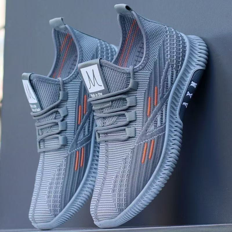 The 2025 new men's shoes, the Feizhi mesh shoes, are Korean style sports shoes, lightweight running and casual men's trendy shoes Specification drawing