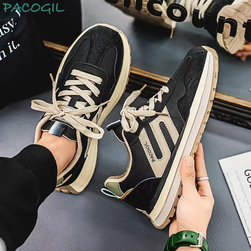 In 2025, "Shoe Man" will launch new Forrest Gump shoes, men's sports shoes, Men's hiking shoes, Men's cross-border wholesale for foreign trade, breathable and comfortable details Picture