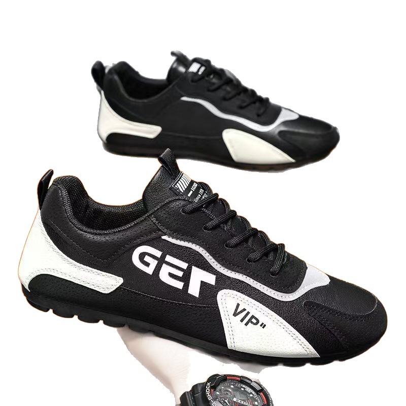 2025 New men's shoes, summer sports shoes, breathable mesh running shoes, teenagers' casual shoes, Korean version men's trendy shoes Item Picture