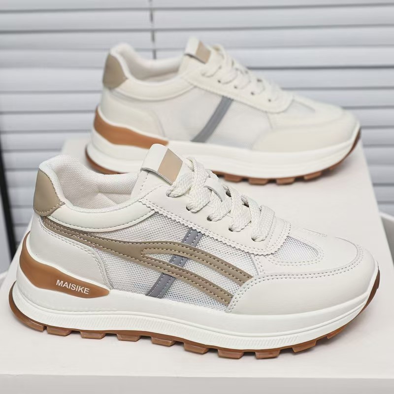 ins Korean version new Forrest Gump Shoes for women 2025 Spring student Running sports thick-soled height-increasing casual shoes Specification drawing