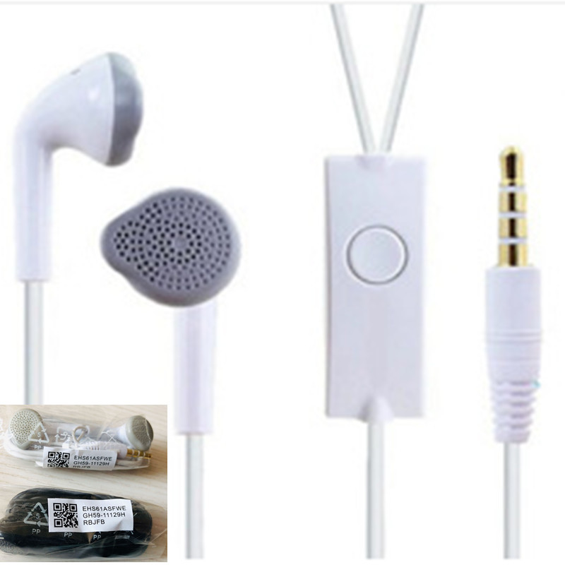 3.5mm communication YS in-ear line-controlled flat earbuds S5830 /C550 earbuds, universal mobile phone earbuds with microphone full figure