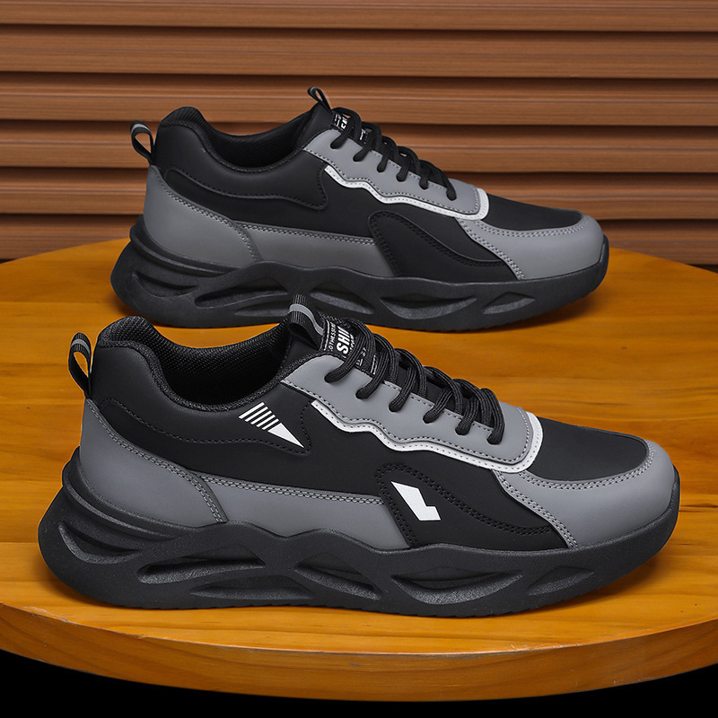 New men's safety shoes for spring 2025, breathable shoes, men's anti-slip and wear-resistant thick-soled sports and casual dad shoes Application Scenario