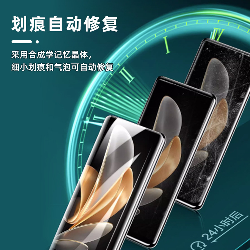 This is a full-coverage high-definition front and back film for the Nubia Flip2 positioning sticker with self-repairing water condensation film Application Scenario