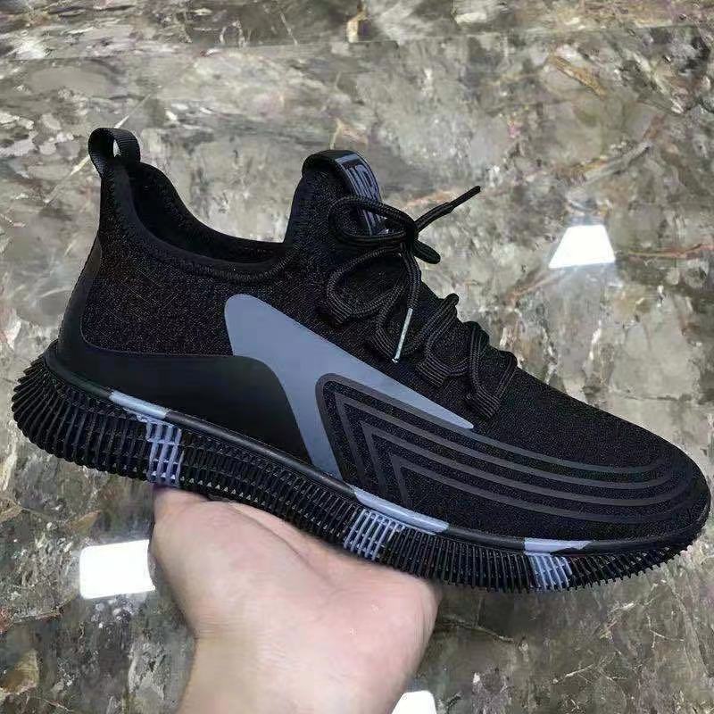 Summer 2023 men's sports shoes, breathable casual shoes, Korean-style men's running shoes, popular shoes for men's export wholesale full figure