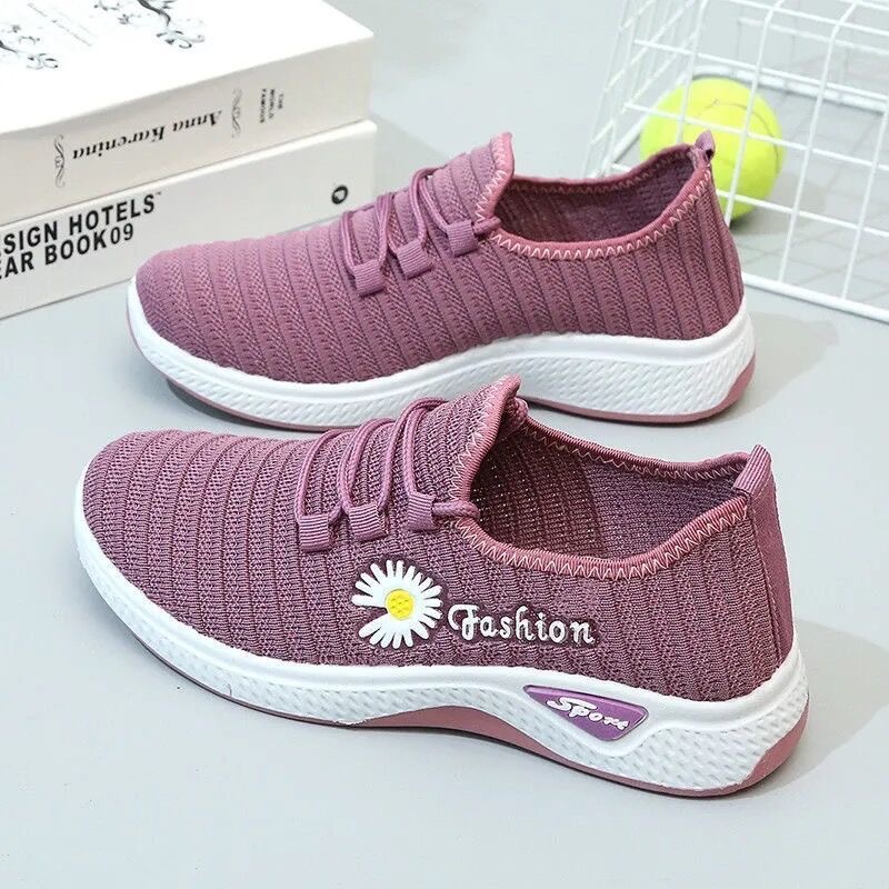 Women's Shoes 2025 Early Spring New style Women's shoes, summer breathable sports shoes, women's casual walking shoes for moms, wholesale for export full figure
