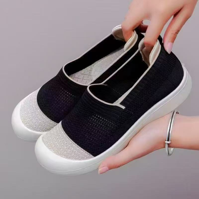 Casual shoes for women 2025 new style, one-step lazy shoes, women's shoes, versatile and breathable fisherman shoes, women's foreign trade consignment, cross-border Item Picture