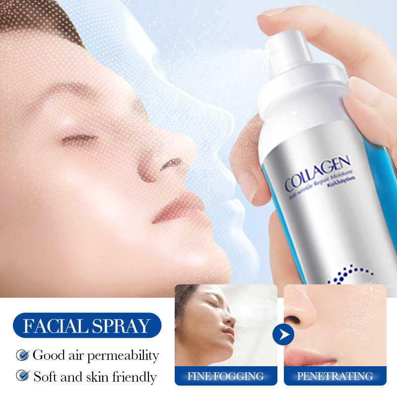 FAYANKOU Collagen Anti-Wrinkle Repair Moisturizing Isolation Protective Natural Spray for cross-border export Application Scenario