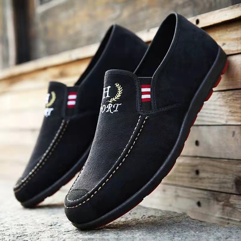 2024 New style old Beijing cloth shoes, men's soft-soled casual and fashionable bean shoes, one-foot lazy shoes wholesale Application Scenario