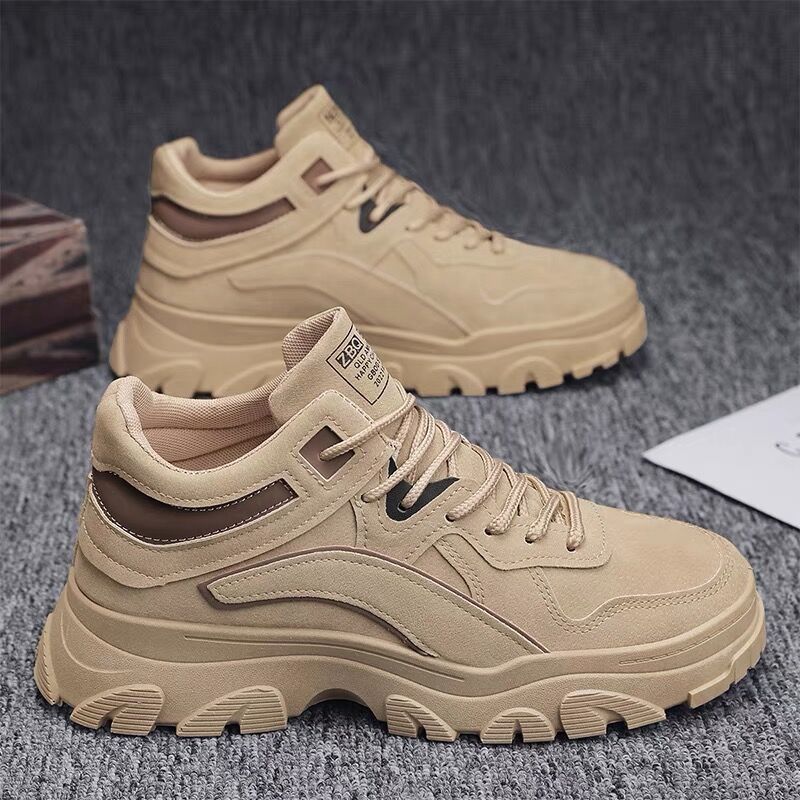 New men's shoes for spring: Breathable, work safety shoes for construction sites, trendy, versatile, anti-slip, durable, sporty and casual dad shoes Application Scenario