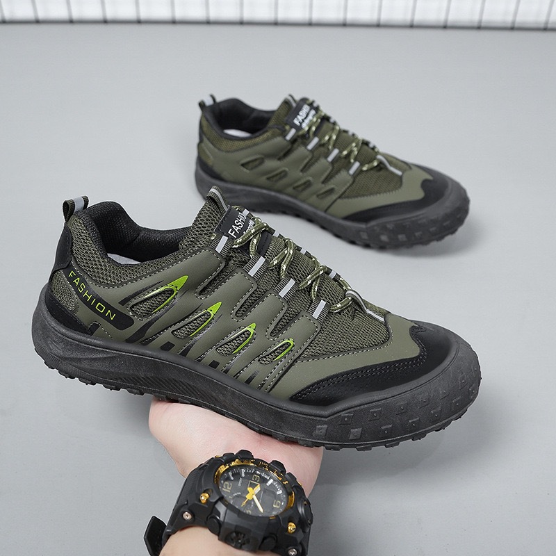 New men's summer breathable cross-border woven sports shoes for export, men's casual shoes wholesale for 2025 sports shoes Specification drawing