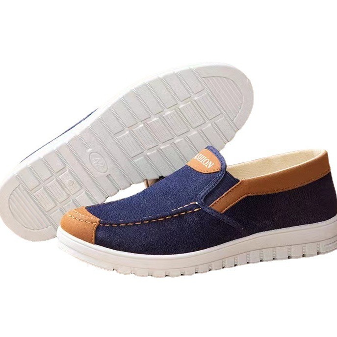 In the spring of 2025, a new style of old Beijing cloth shoes for men, Dad's casual walking shoes, a pair of men's shoes for middle-aged and elderly people Item Picture