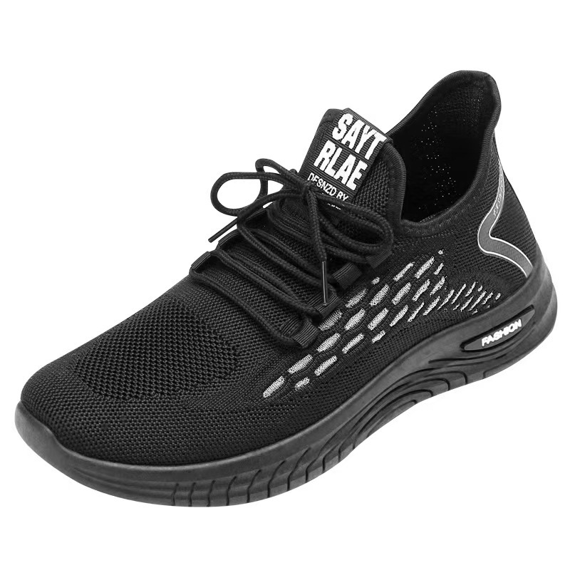 "Sneakers Trend 2025 New Men's Summer Breathable Fei-woven Sneakers Men's Casual Shoes manufacturer Z Direct Sales Batch. Specification drawing