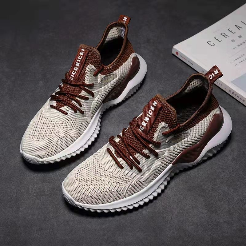 Men's Shoes 2024 Autumn New Men's sports shoes, popular flying woven breathable running shoes, casual men's shoes manufacturer wholesale Application Scenario