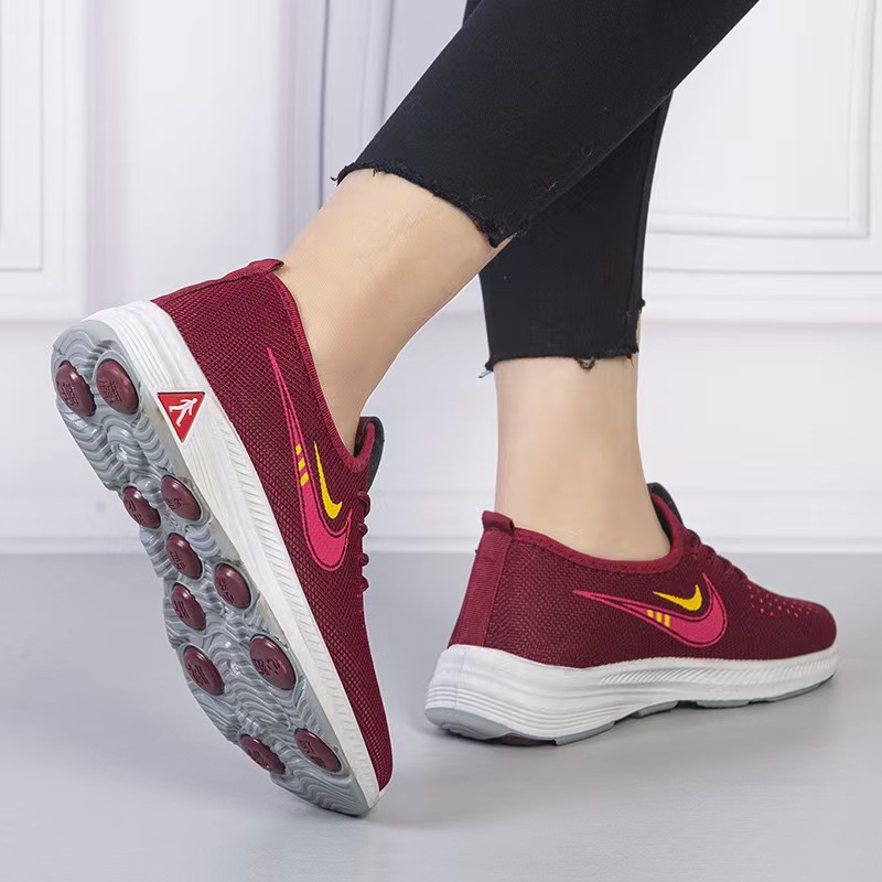 New style running shoes with mesh breathable sports shoes, wholesale of old Beijing cloth shoes, casual walking shoes for middle-aged and elderly people Specification drawing