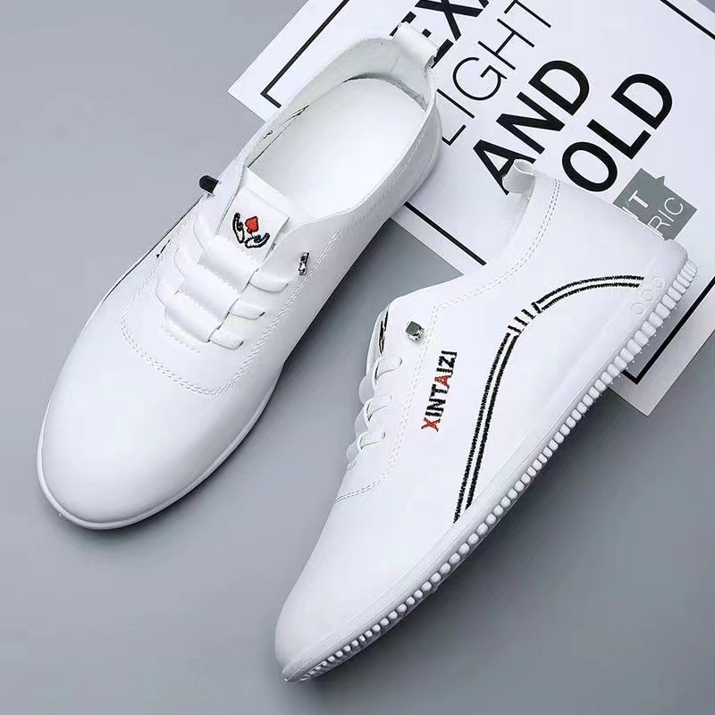 2024 Men's Spring/Summer New men's leather shoes, Korean-style trendy and fashionable leather shoes, casual leather shoes, one-piece consignment full figure