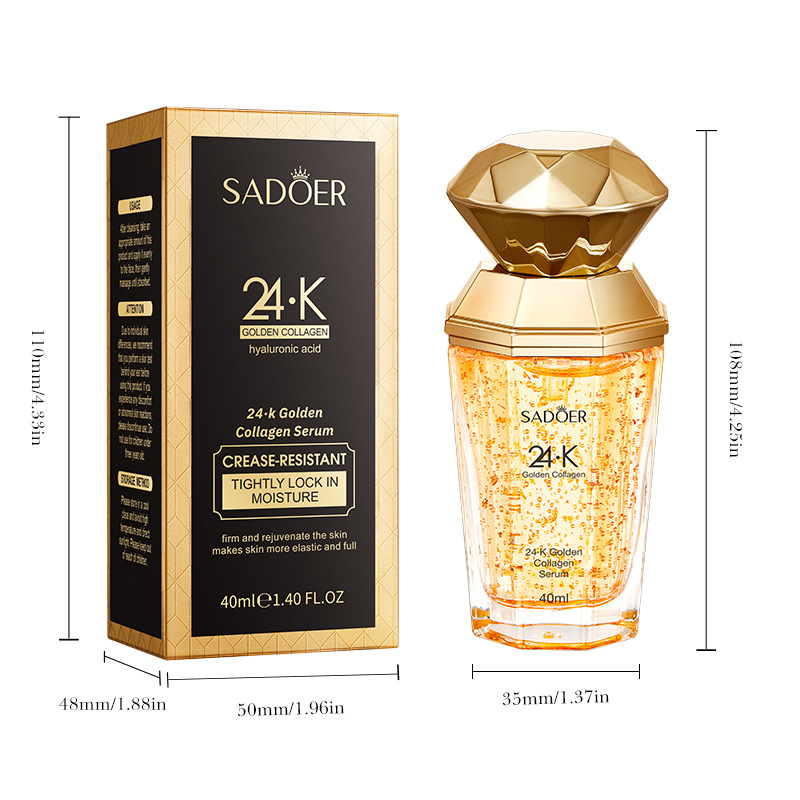 All-english SADOER24·K Gold Collagen Essence for Hydrating and improving fine Lines, cross-border export Item Picture