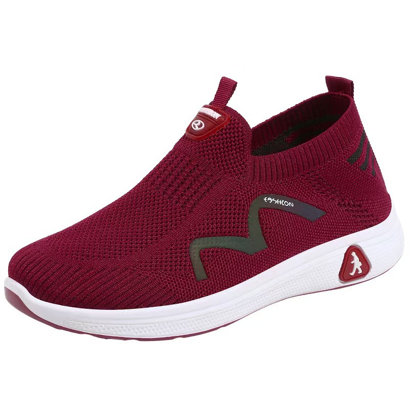 Brand out-of-stock genuine comfortable walking shoes for middle-aged and elderly people, lightweight one-step mom shoes, anti-odor and wear-resistant men's and women's shoes Item Picture
