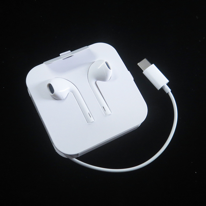 Compatible with Apple iPhone15 headphone cable, 15th generation USB-C Earpods original headphones MTJY3FE details Picture
