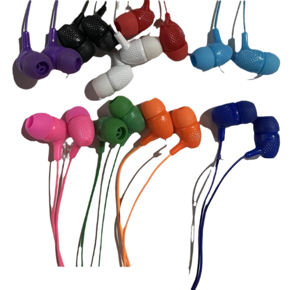 Cross-border source manufacturer Macaron in-ear MP3 headphones support consignment and free shipping Item Picture