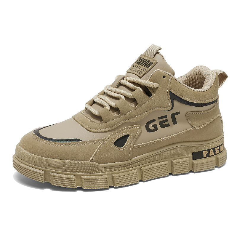 Men's autumn 2024 new style construction site work, mountaineering, safety shoes, men's casual sports high-top workwear, Dr. Martens boots Item Picture