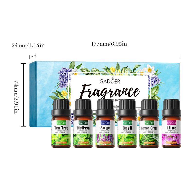 All-english SADOER Fragrance Essential Oil Set Moisturizing Skin and Body Universal Essence Cross-border export wholesale Item Picture