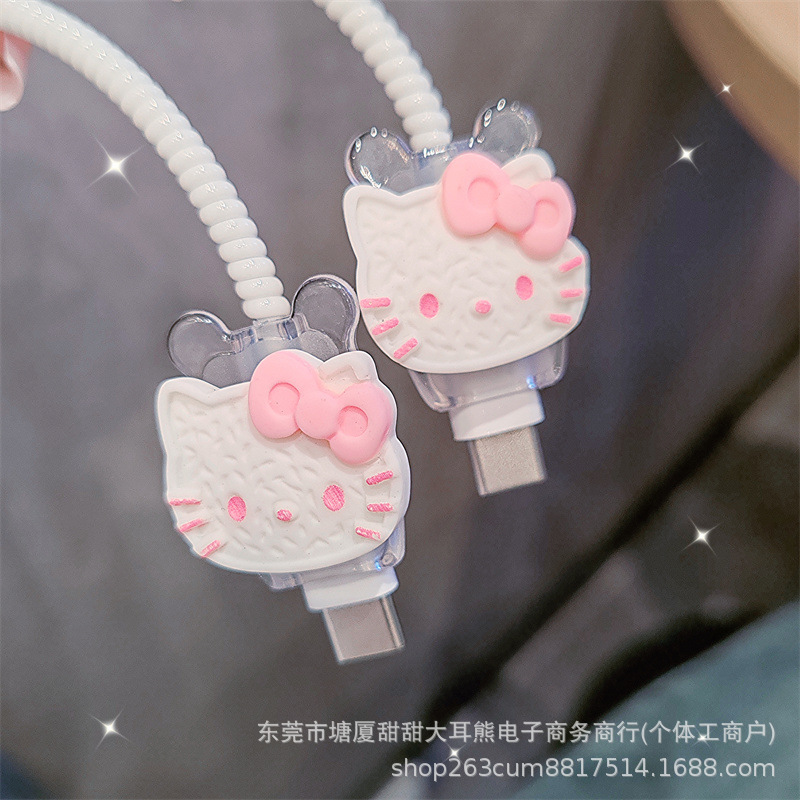 Cute data cable protection case for Apple 15promax phone charger, suitable for iPhone14 fast charging 1312 Application Scenario