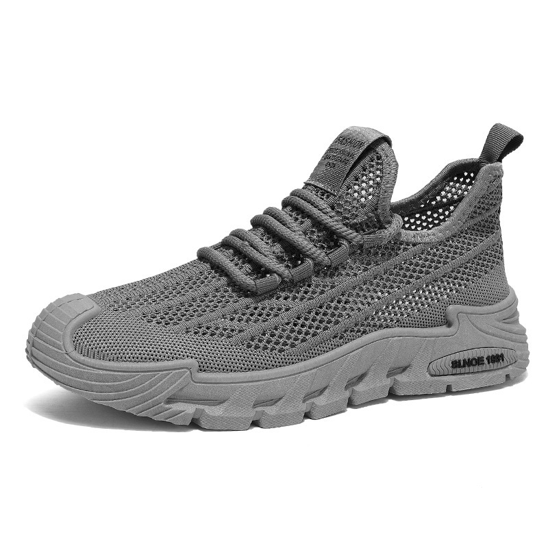 Coconut shoes men's summer new breathable perforated mesh shoes Men's trendy and versatile sports shoes Casual dad shoes men's Item Picture