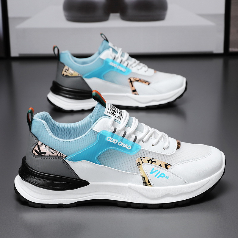 Summer men's shoes 2024 new breathable mesh shoes, men's sports shoes, trendy and versatile casual shoes, dad trendy shoes Specification drawing