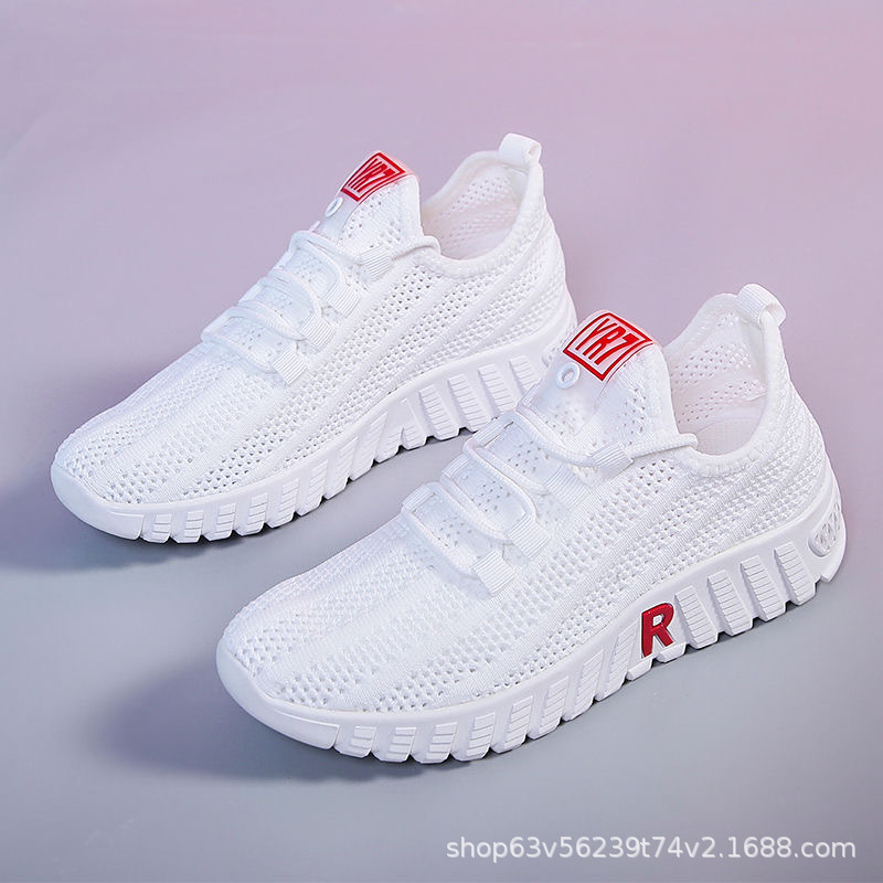 Women's shoes wholesale 2023 Summer new style Women's net shoes, comfortable, breathable and versatile white sneakers, cross-border bestsellers for women Application Scenario